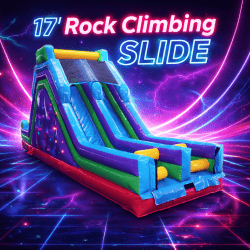 17' Rock Climbing Slide (Dual Lane)
